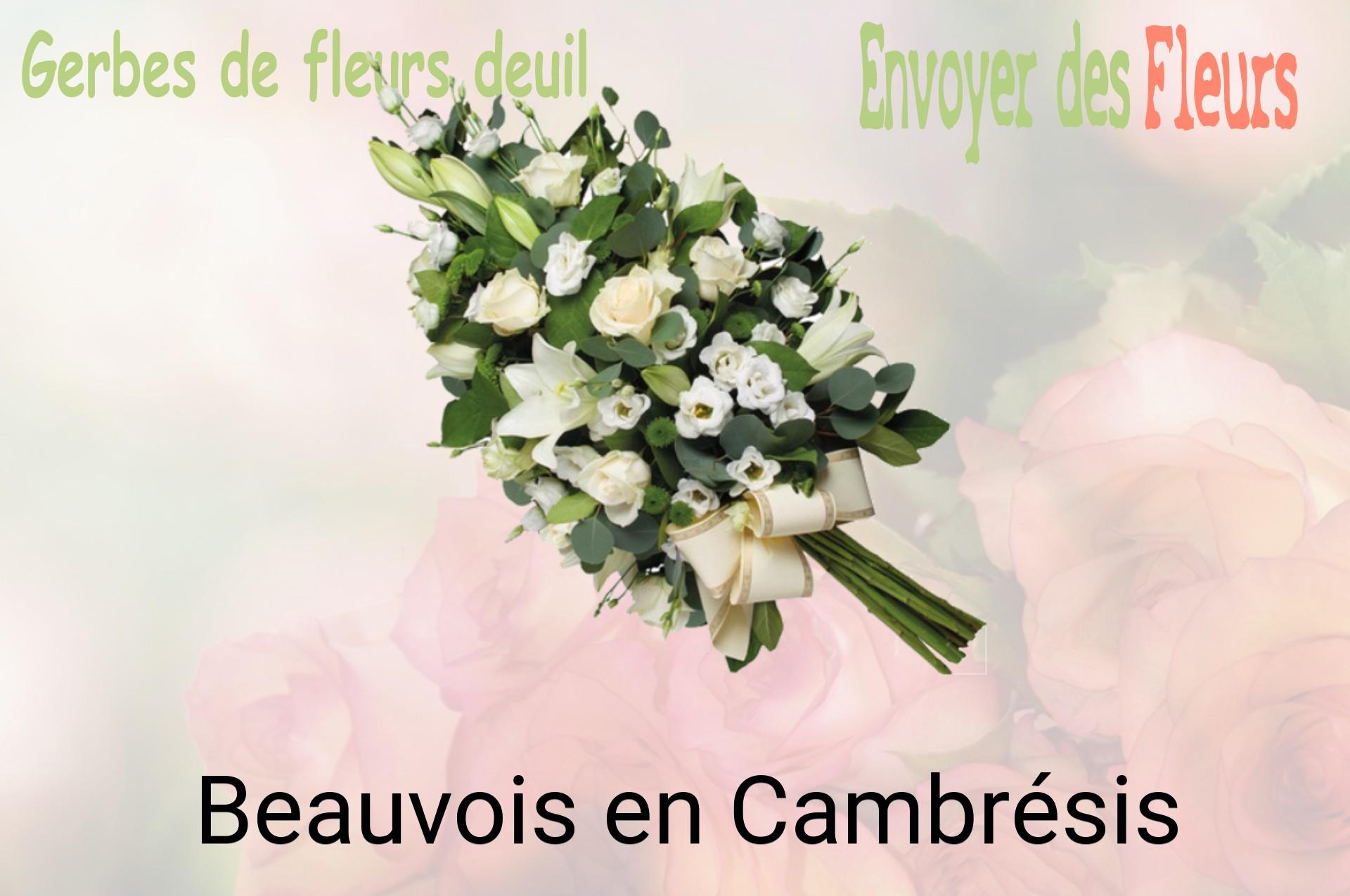 Gerbe de fleurs de deuil livrée à Beauvois-en-Cambrésis